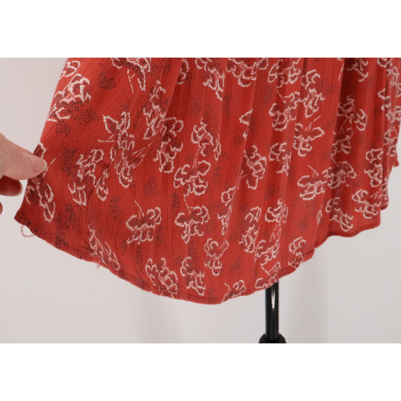 Angie Babydoll Dress Women’s M Boho Crochet Floral Summer Hippie Indie Beachy - Picture 8 of 10